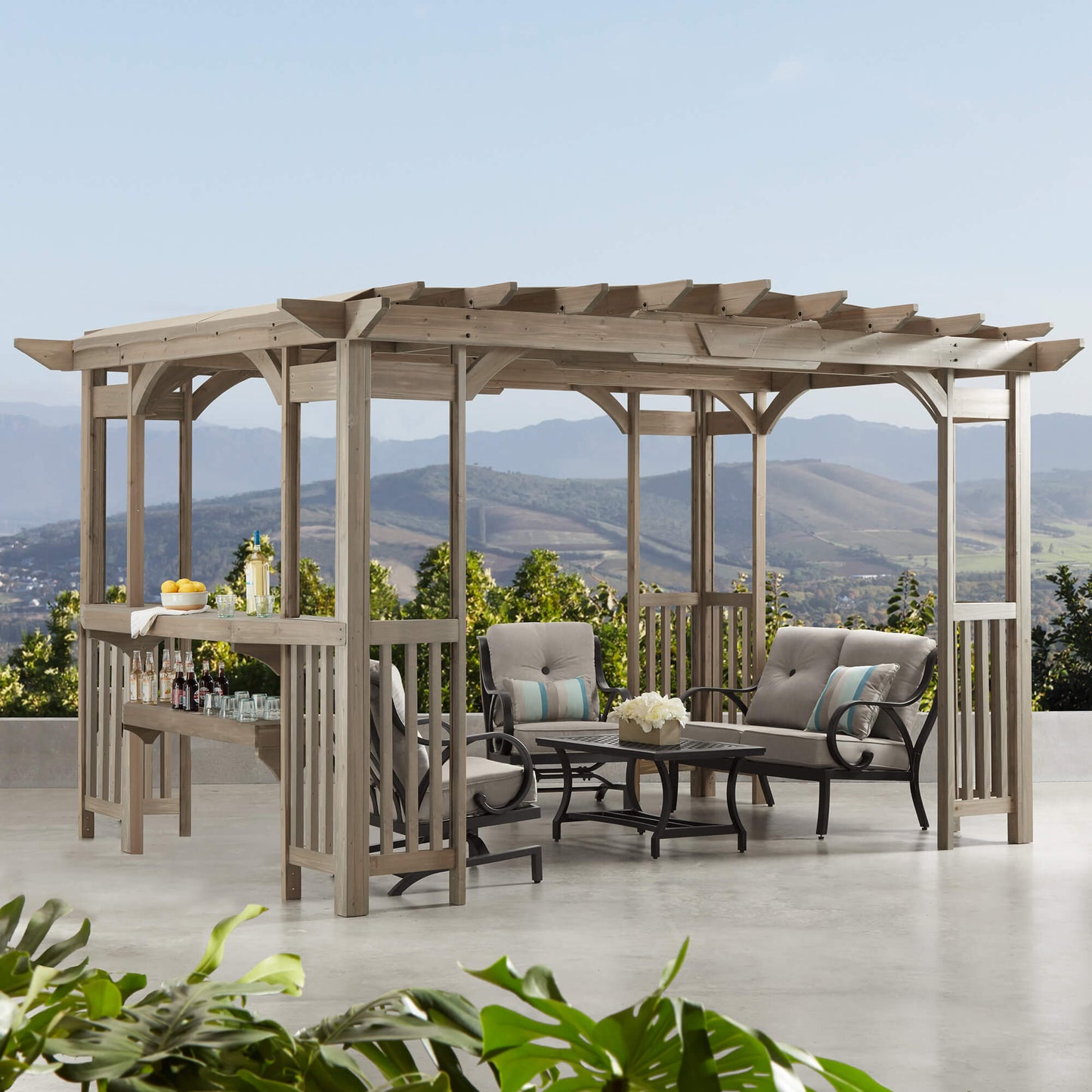 Yardistry Wooden Pergola 10ft x 14ft (3m x 4.2m) - SGP Garden Ltd