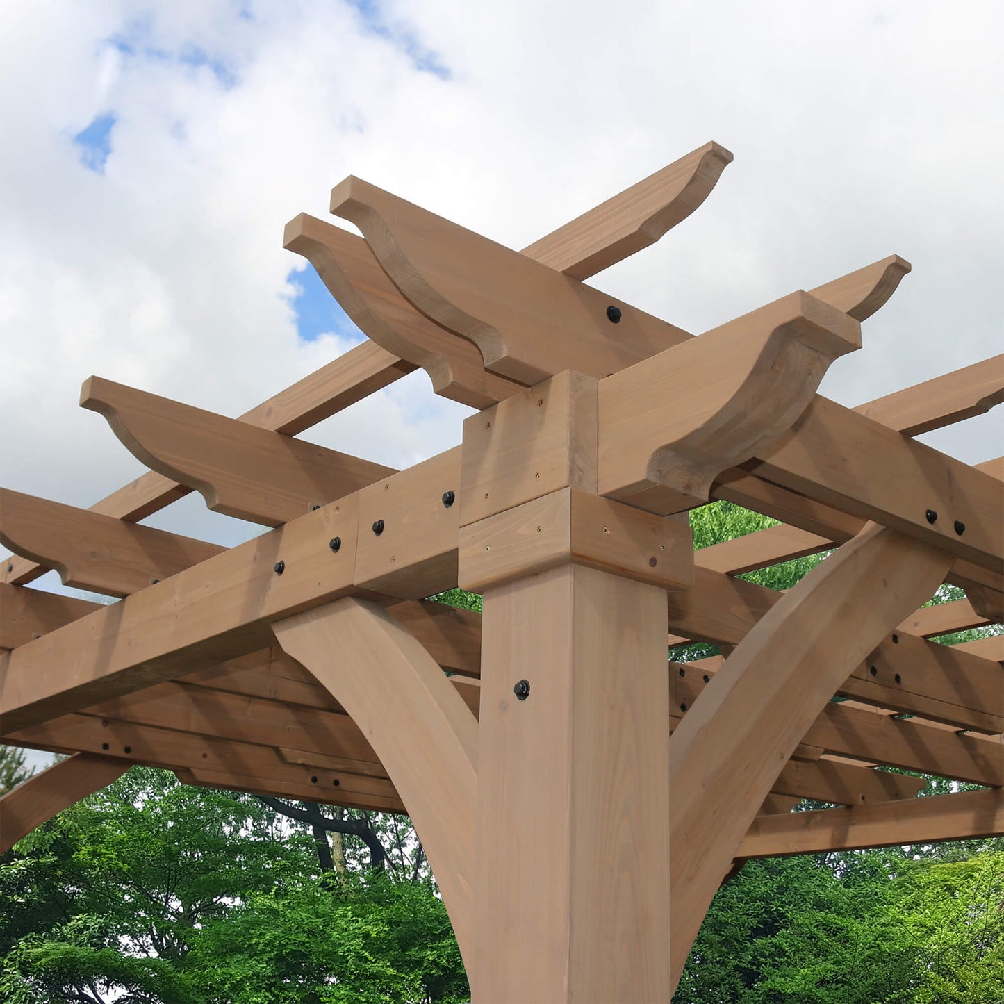 Yardistry Wooden Pergola 12ft x 12ft (3.7m x 3.7m) - SGP Garden Ltd