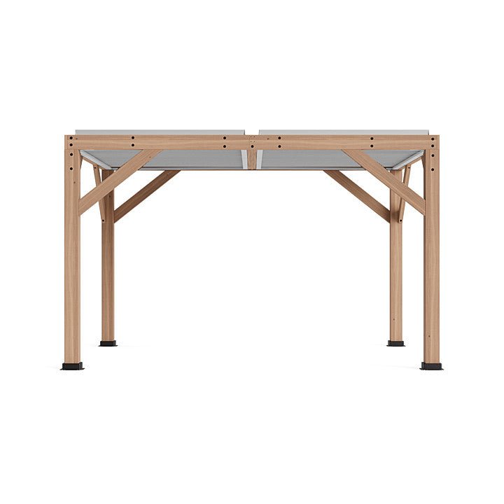 Yardistry Wooden Pergola 13ft x 11ft (4m x 3.4m) With Louvered Roof - SGP Garden Ltd